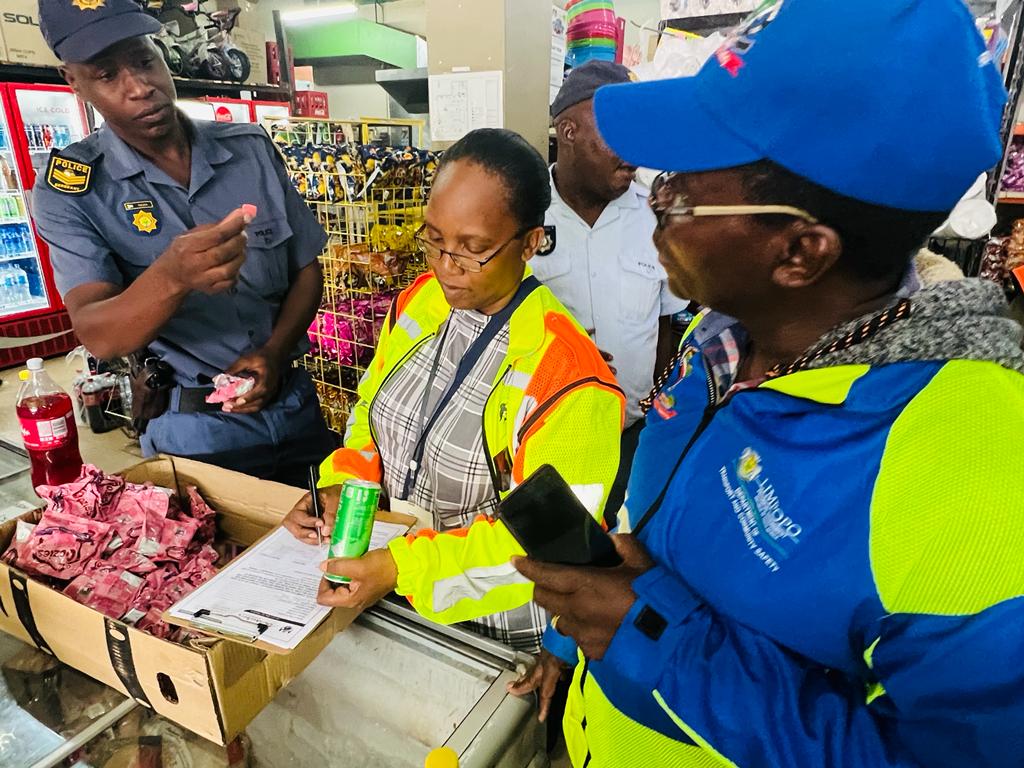 Thabazimbi police conduct food safety inspection and monitoring awareness campaign