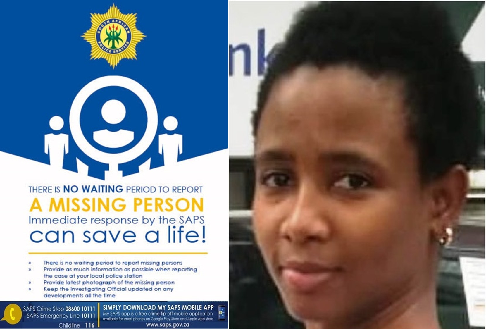 Brackenfell police seeks help to trace the missing Zintle Barbra Khubeka