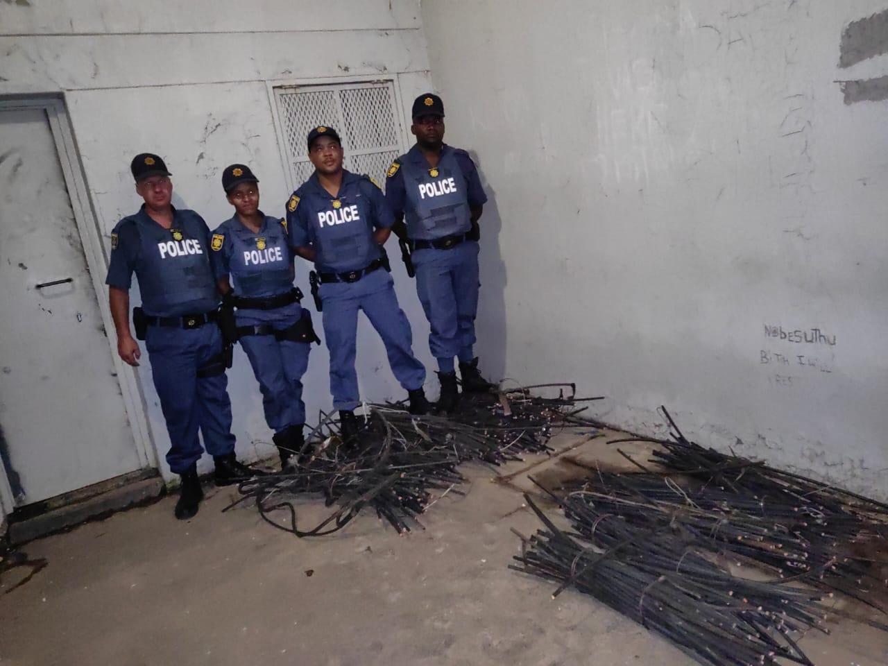 SAPS Burgersdorp recover copper wire to the value of R50 000