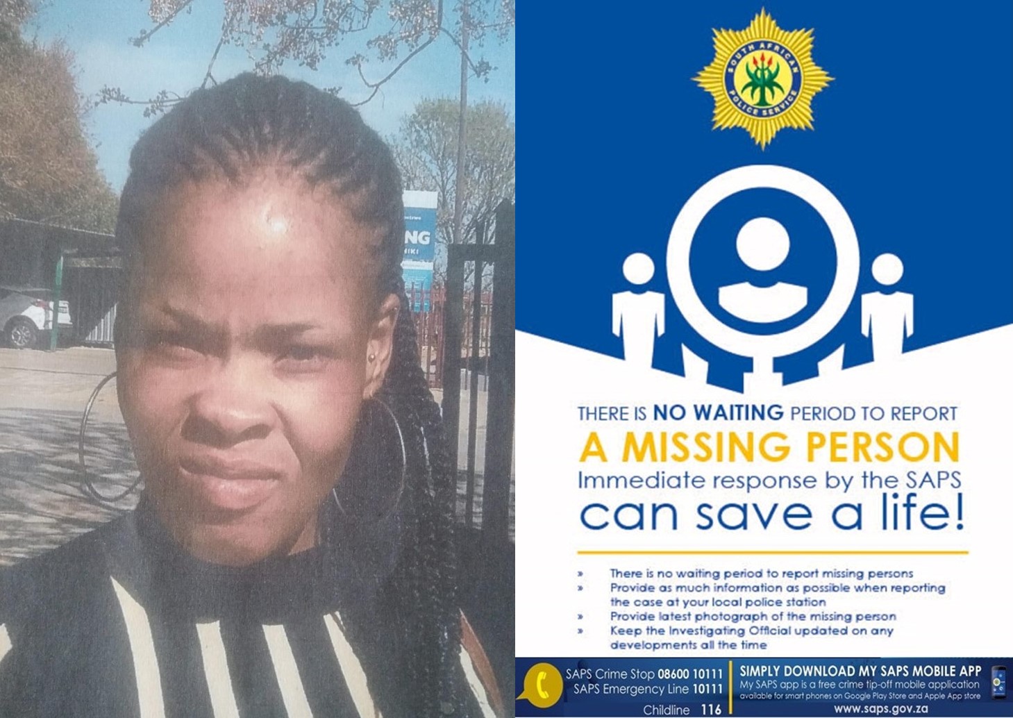 Bultfontein Police seek missing woman