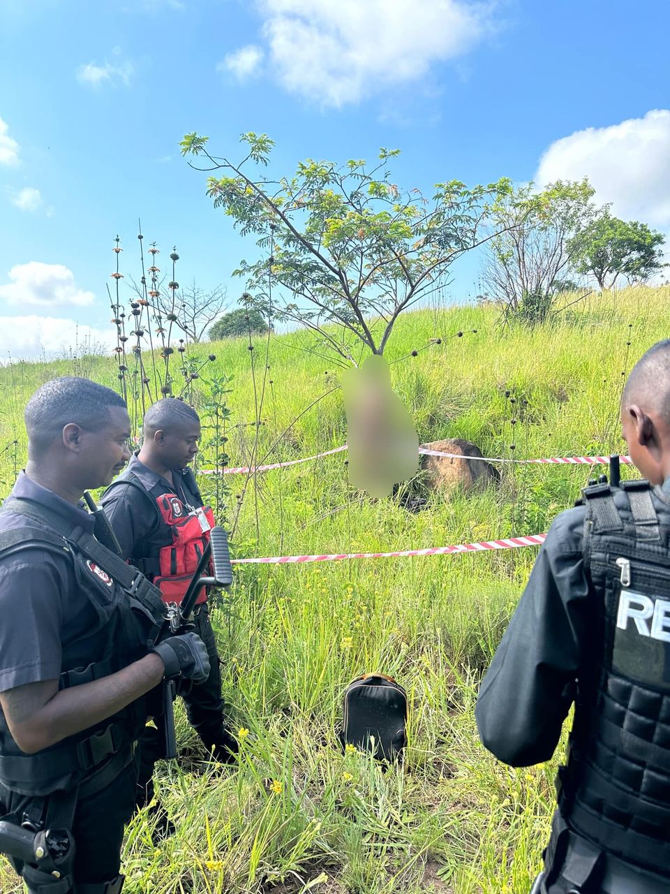 Naked male discovered hanging from a tree in Riet River