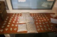 Suspects on their way to court for the illegal possession of drugs