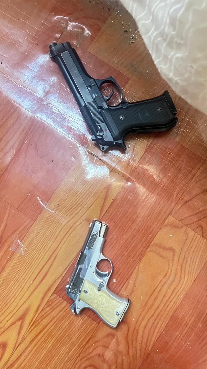 Alleged business robbery suspects arrested and firearms recovered