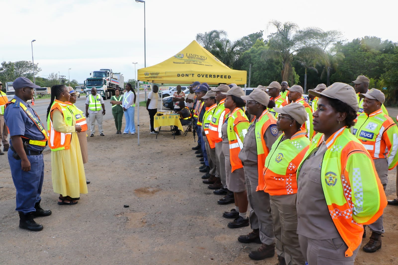 Law enforcement operation conducted at N1 Makhado, Vhembe District