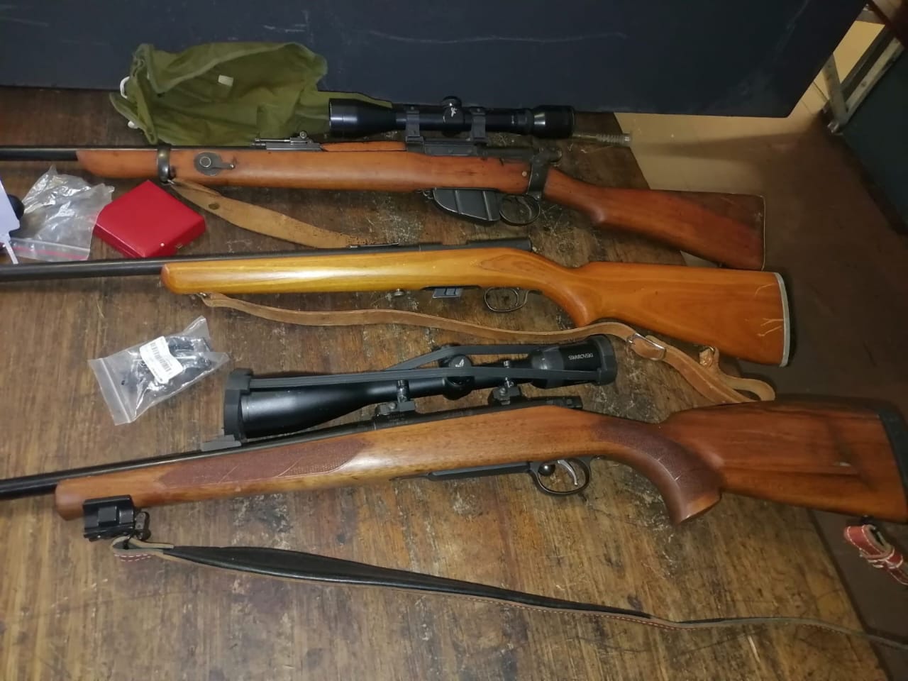 Three stolen rifles recovered in Ravensmead