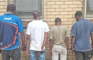 Four arrested for crimes that involved a shooting incident where eight people were shot and killed including a 13-year-old young girl in Orange Farm