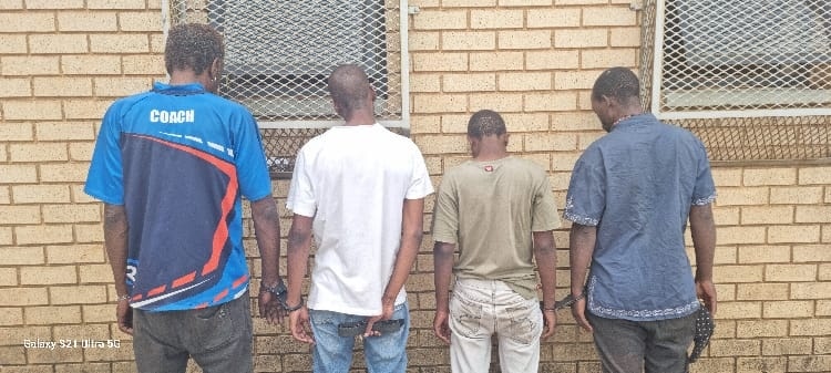 Four arrested for crimes that involved a shooting incident where eight people were shot and killed including a 13-year-old young girl in Orange Farm
