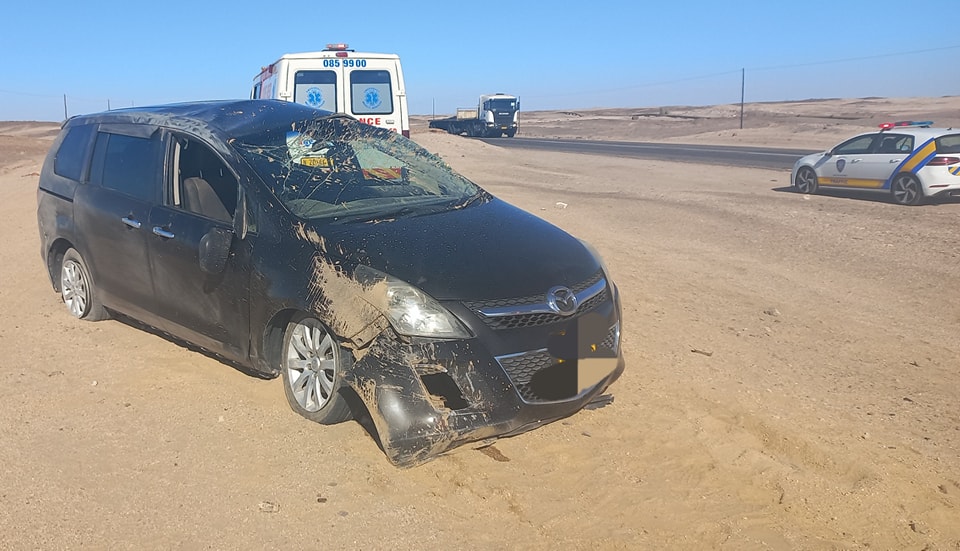 Multiple injured in a serious collision reported on the B2 route near Swakopmund towards Arandis