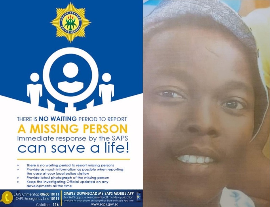 Police request the community to help find Tsholofelo Khothule