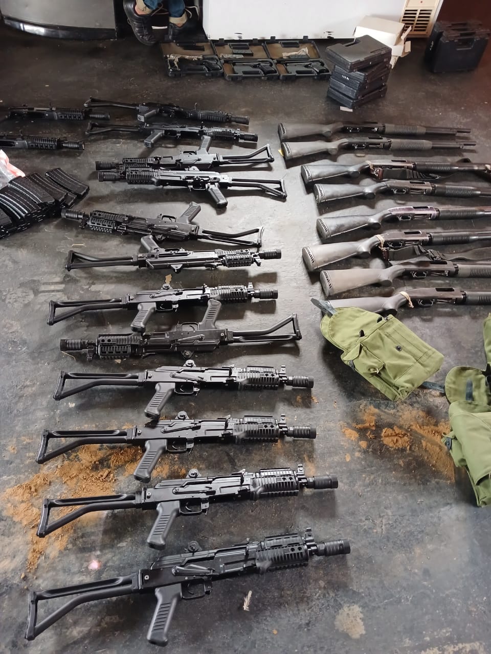A pensioner to appear in court, 106 guns and 1704 various assorted rounds of ammunition seized