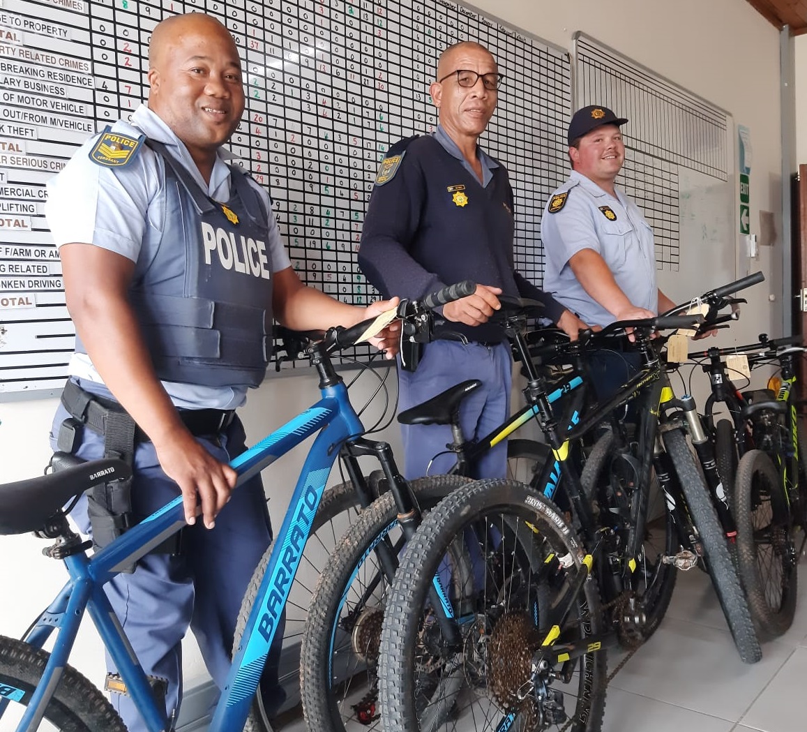 Six stolen bicycles worth over R87 000 recovered in Still Bay