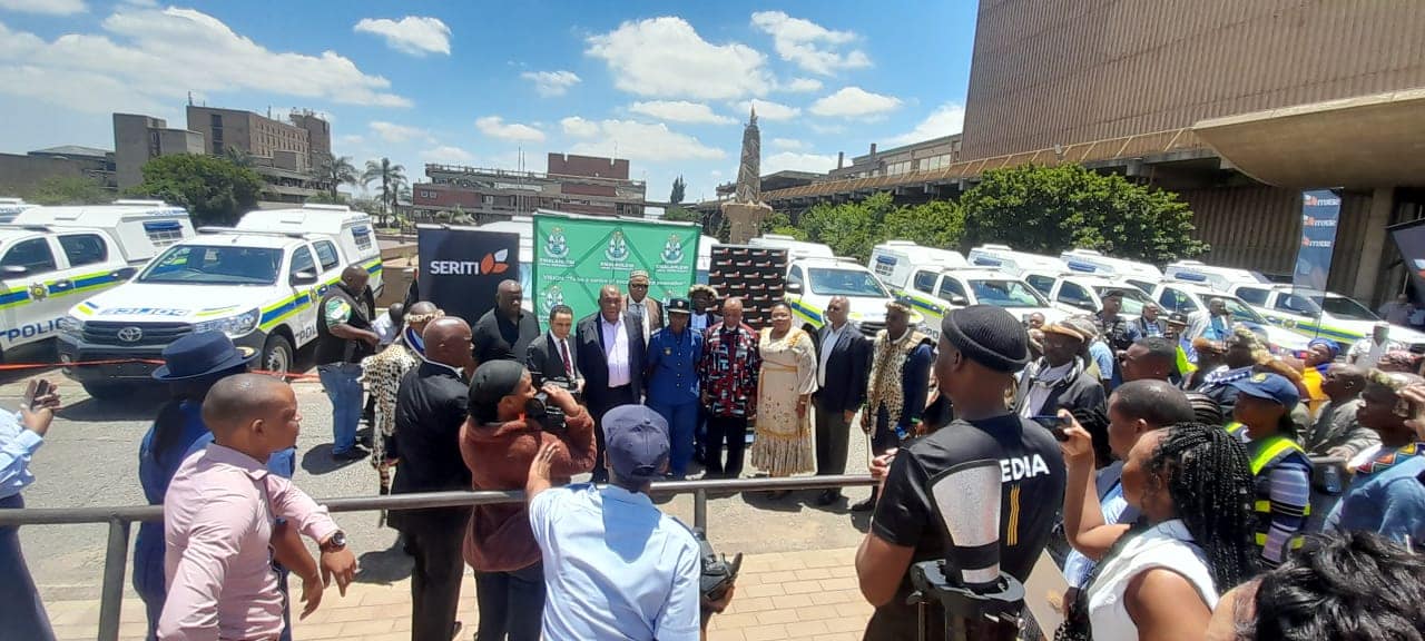 Vehicles donated to the Police in Mpumalanga