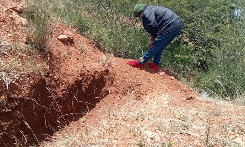 Missing person's body found in a cave near Matsupaneng Village