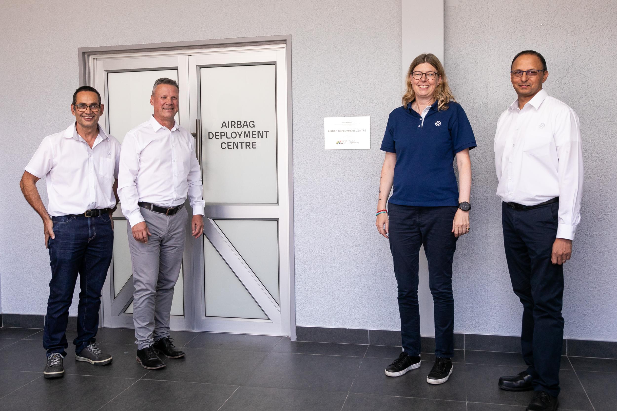 Volkswagen Group Africa unveils new airbag deployment centre