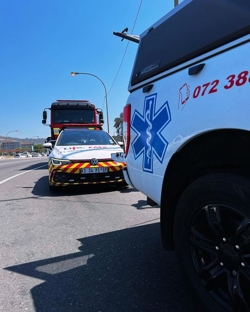 Pedestrian knocked down by a truck in Bellville