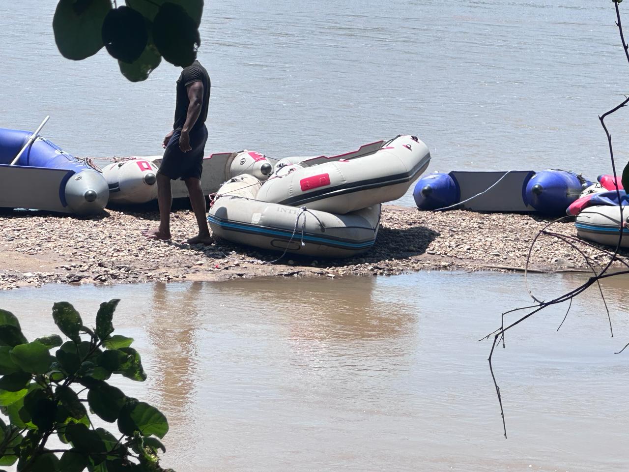 Three suspected illegal miners apprehended and nine inflatable boats sized during disruptive operation Vala Umgodi