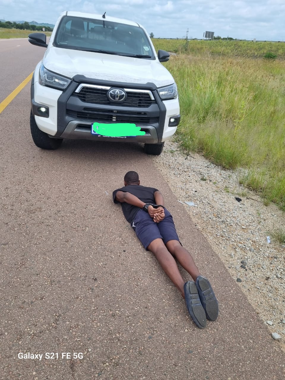 Suspect arrested for possession of stolen vehicle along the N1 near Peter Mokaba Stadium
