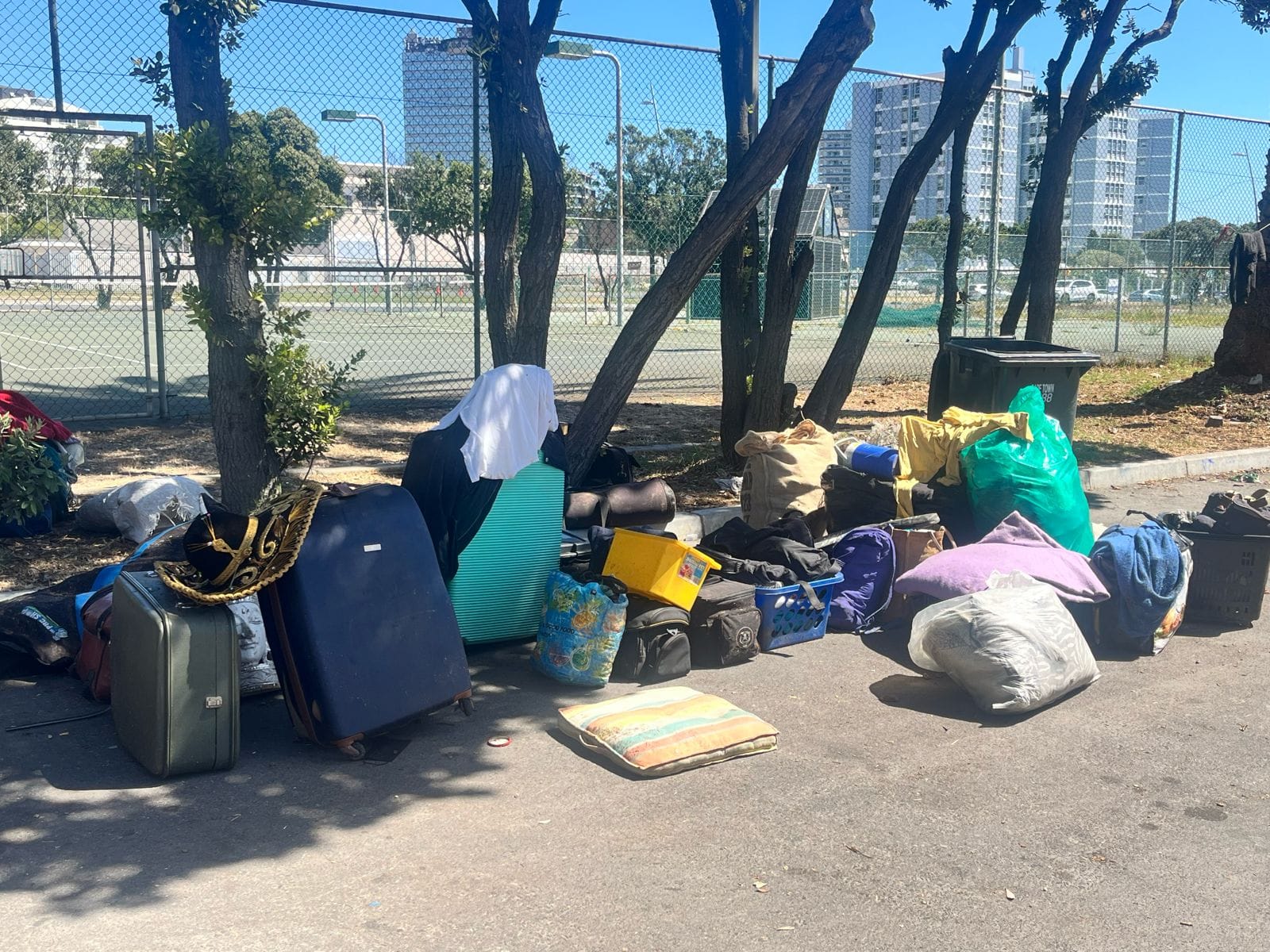 Tennis court eviction