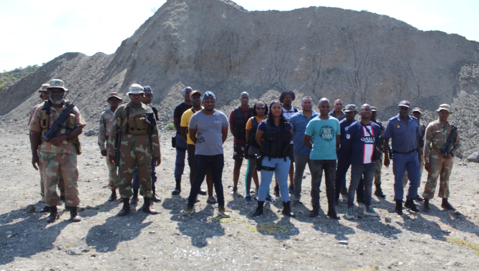 Joint forces through disruptive Operation Vala Umgodi pounces on four illegal miners at Atok Village