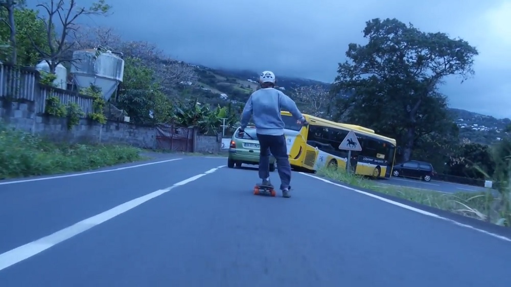 What are the rules of the road on longboarding in residential areas?