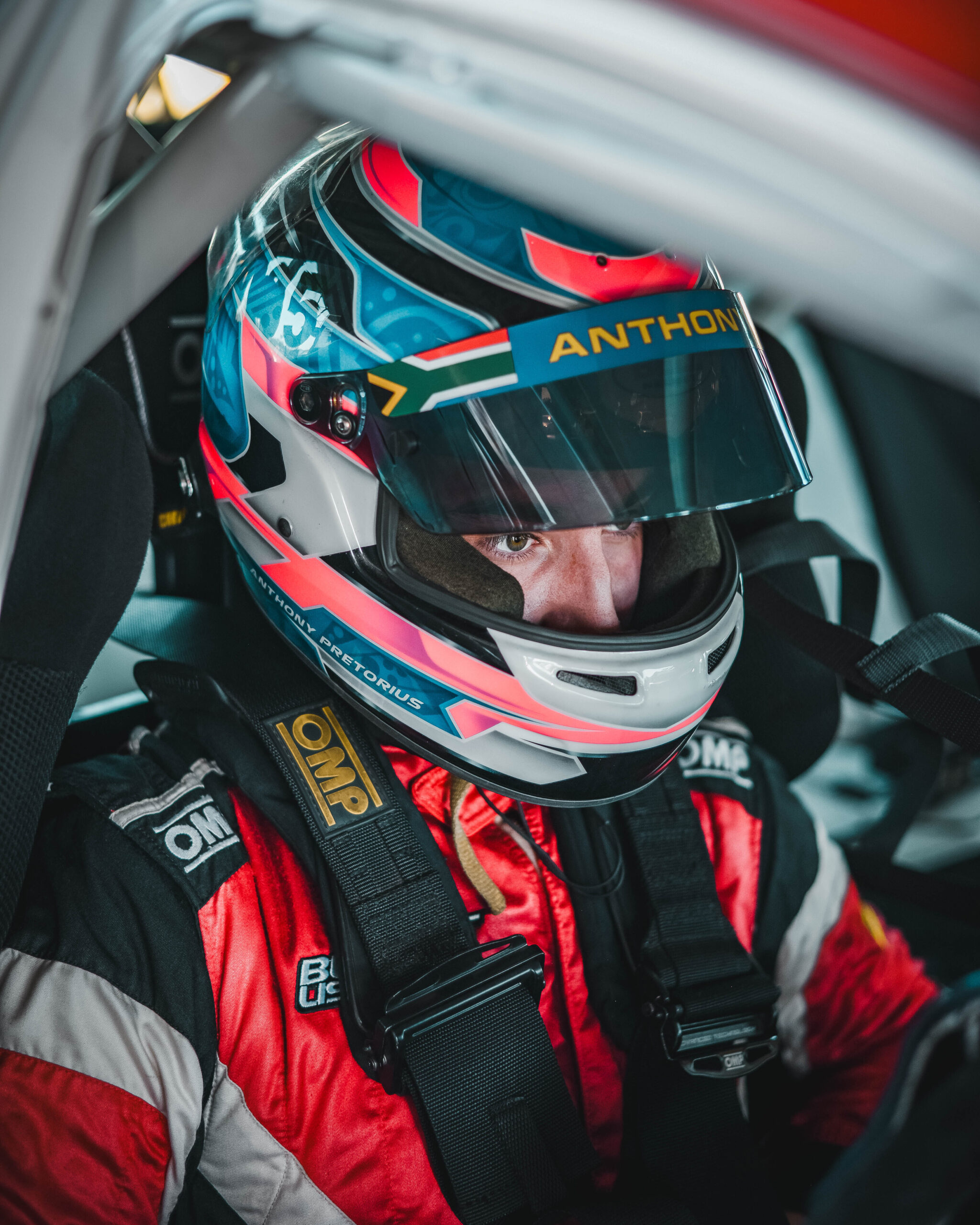 South African Touring Cars' youngest driver, Anthony Pretorius, ready to take to the track