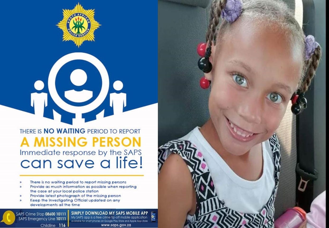 Western Cape Detectives question four in connection with the disappearance of Joslin Smith