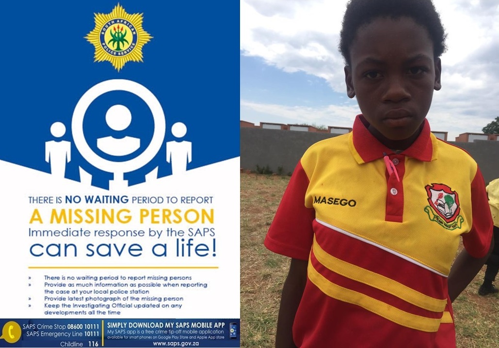 Letlhabile police request community assistance to help find missing child