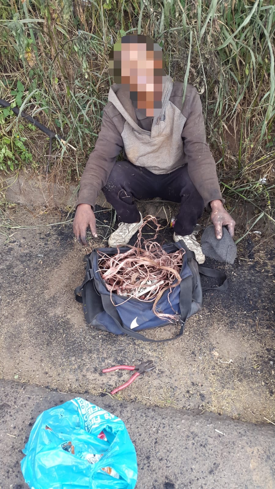 Vigilant Mi7 Reaction Officers apprehend alleged copper thief