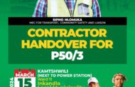 Contractor handover of P50/3 in Kamtshwili