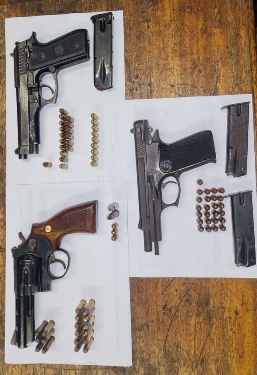 Three arrested for unlawful possession of firearms in Khayelitsha