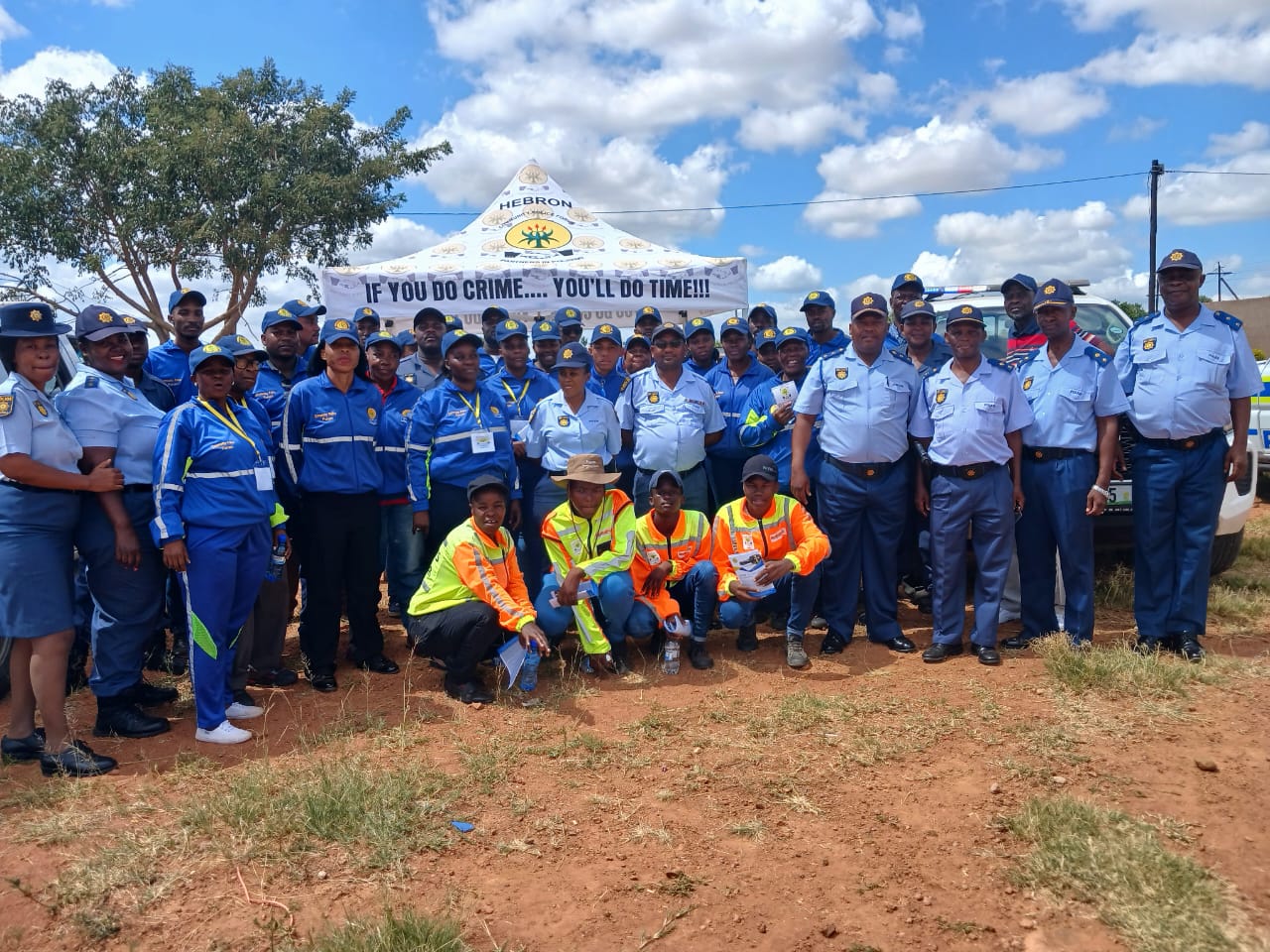 Crime Awareness campaign held through a motorcade around Hebron