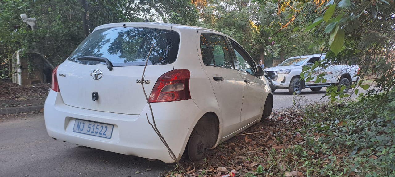 Vehicle hijacked when driver stopped to urinate along the R102 near Canelands