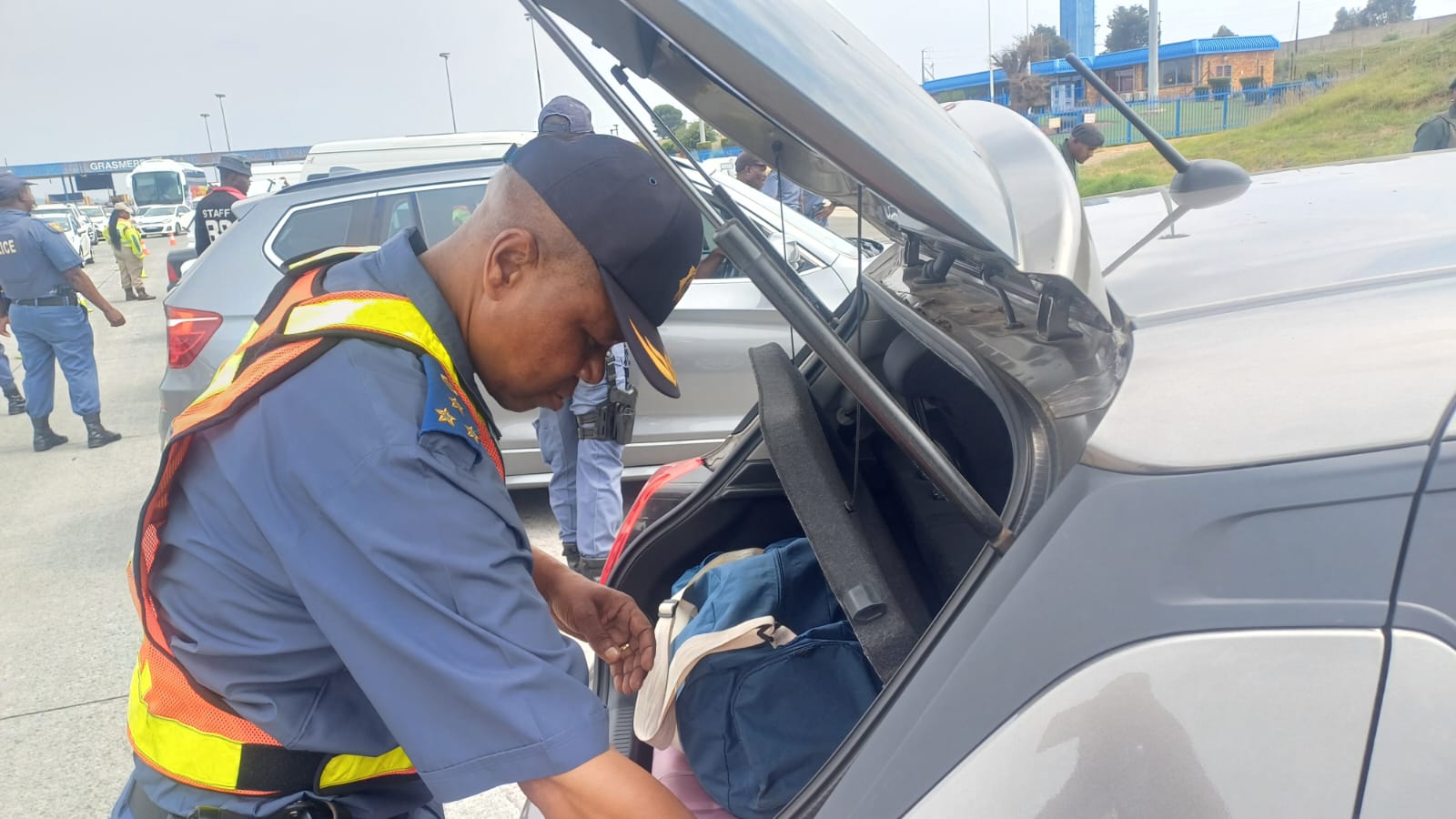 Operation Paseka conducted at a roadblock in Johannesburg