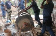 The police in Limpopo through multidisciplinary operation Vala Umgodi seize mining equipment found in illegal mining sites