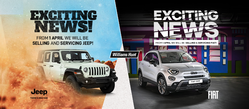 Williams Hunt Fourways Welcomes Jeep® and FIAT brands