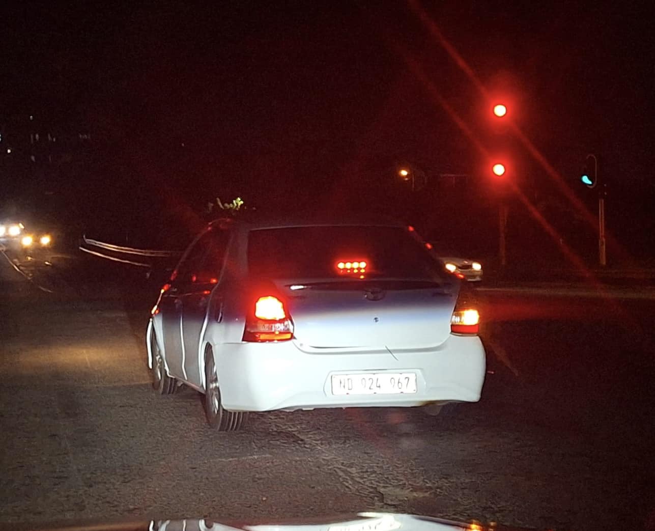 Dead body spotted in a vehicle in Verulam