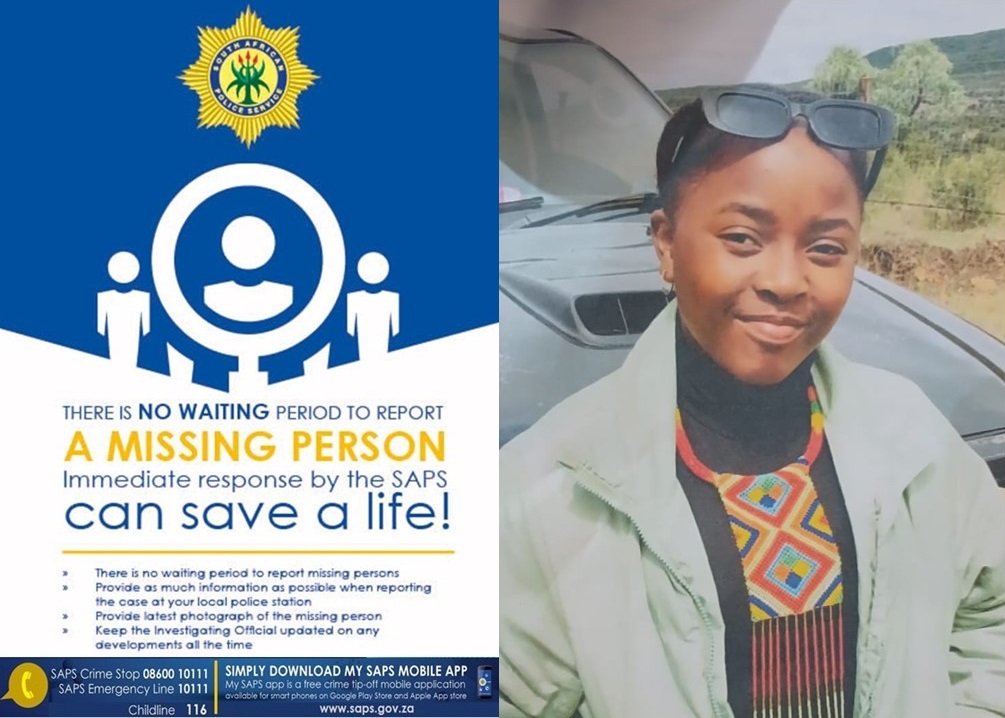Help Warden police find missing Nomvula Sibeko