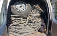 Man arrested for possession of a large quantity of cables