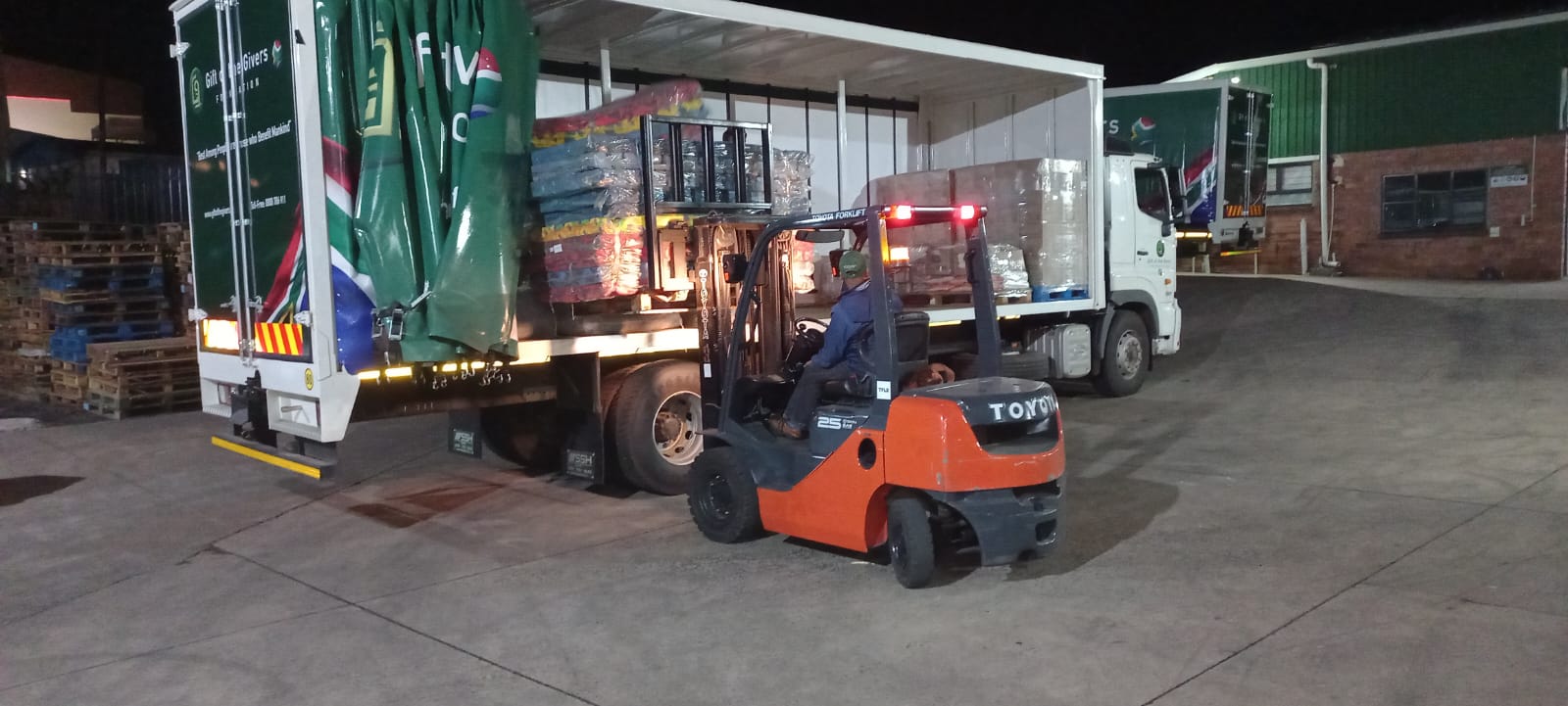 Essential emergency supplies provided for the affected victims of the devastating Tongaat Tornado