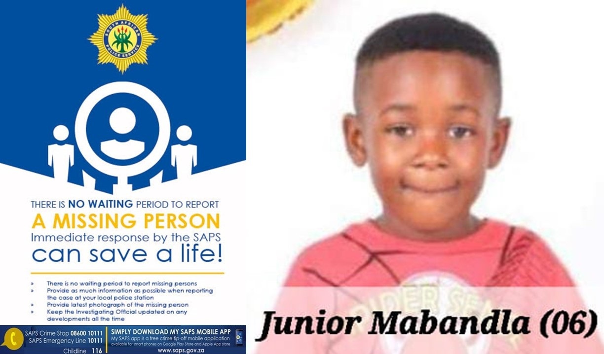 Two missing children sought by SAPS