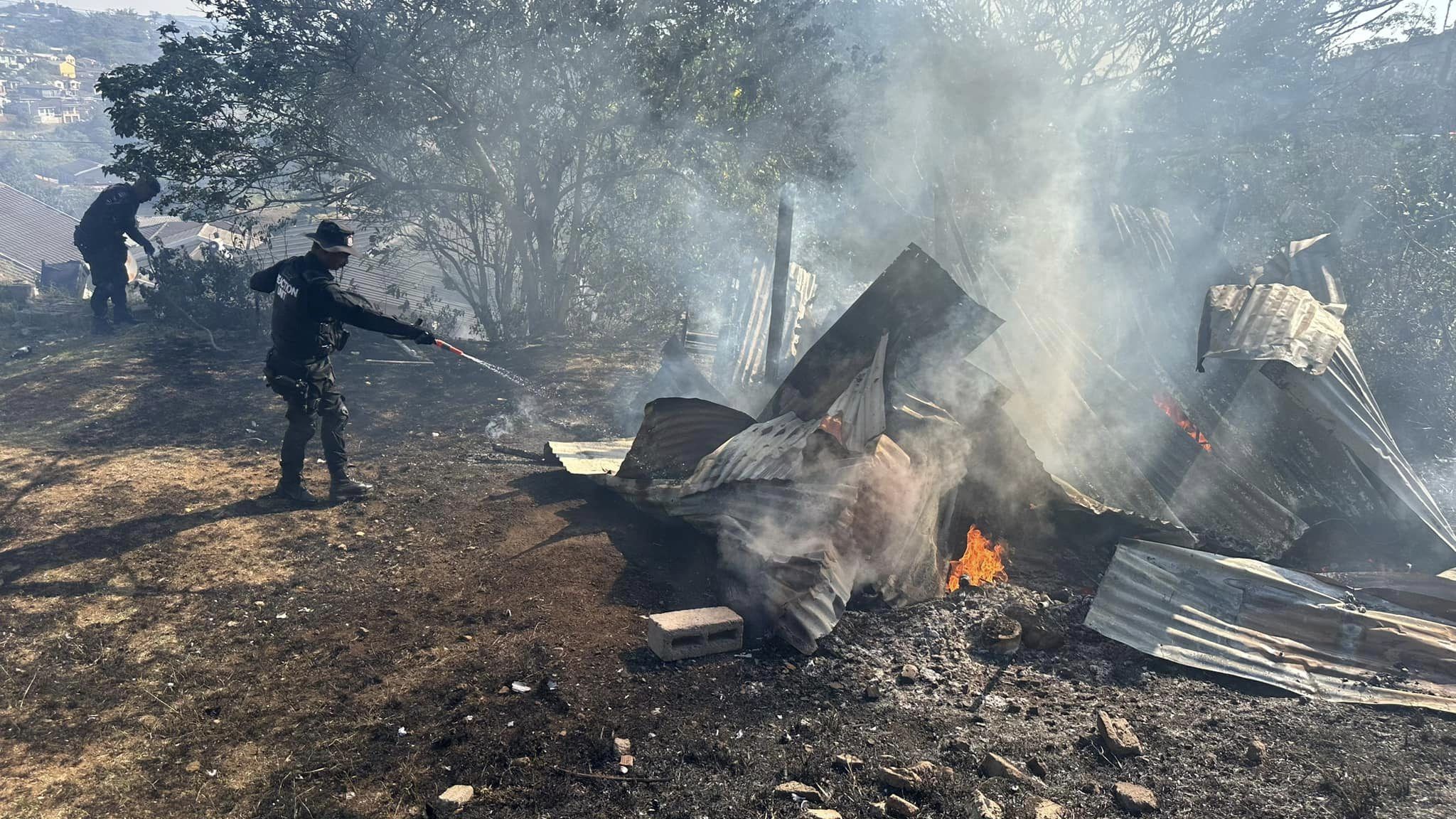 Children set informal home on fire in Waterloo