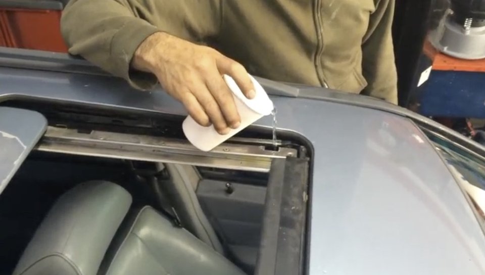 Sunroof maintenance and leak prevention