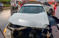 Four occupants injured in a collision on the R33 close to Copesville