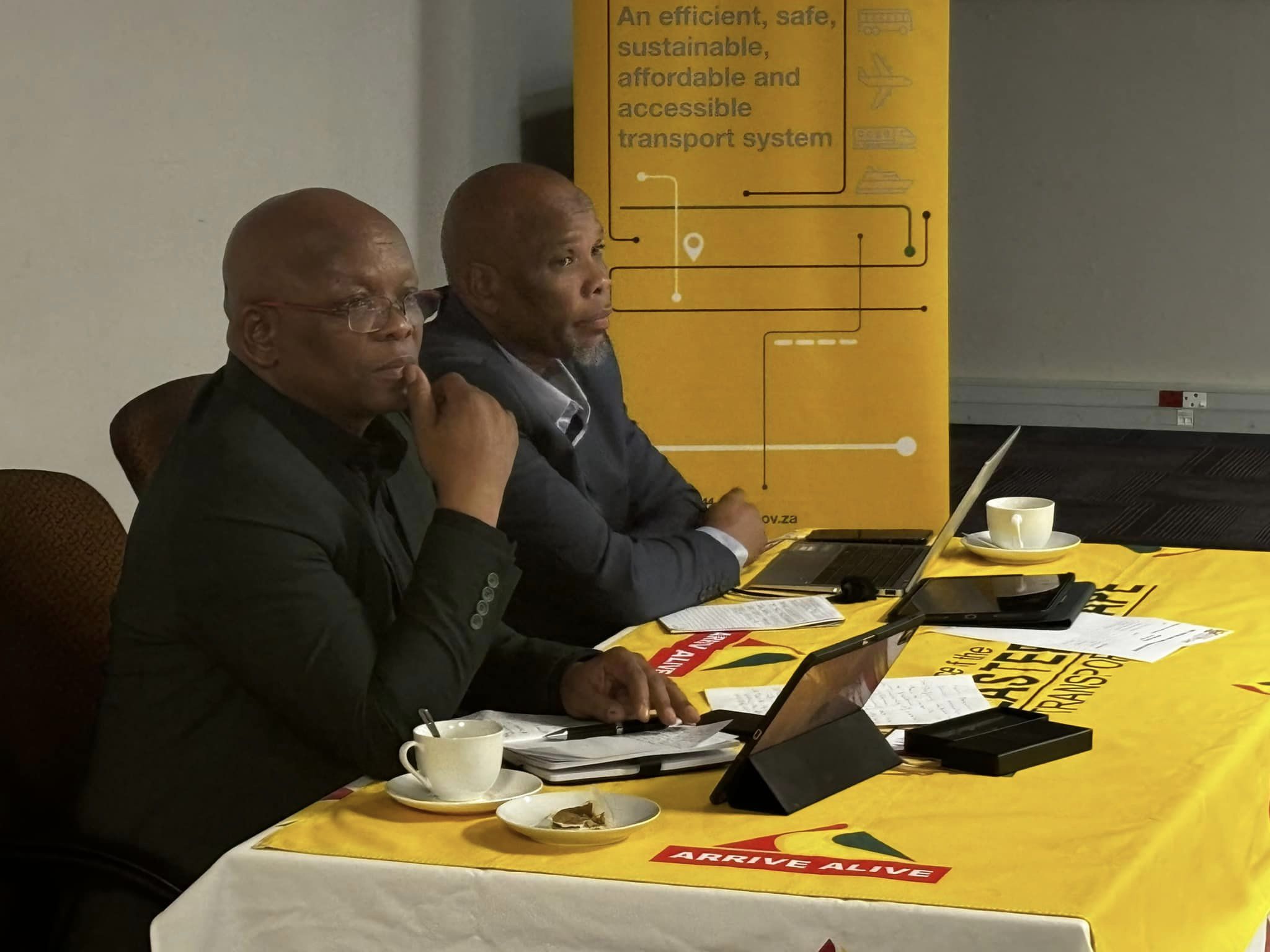 MEC Xolile Nqatha on his first meeting with management after being reappointed to lead the department
