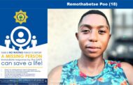Kimberley Police needs assistance in locating a missing person