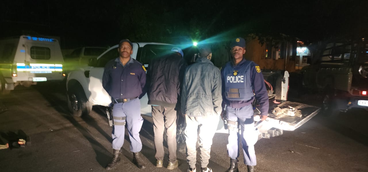 Two arrested for theft or infrastructure and possession of copper cable worth an estimated R200 000