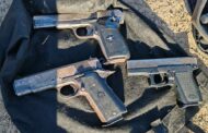 Four male suspects arrested for possession of suspected stolen property and unlicensed firearms in East London