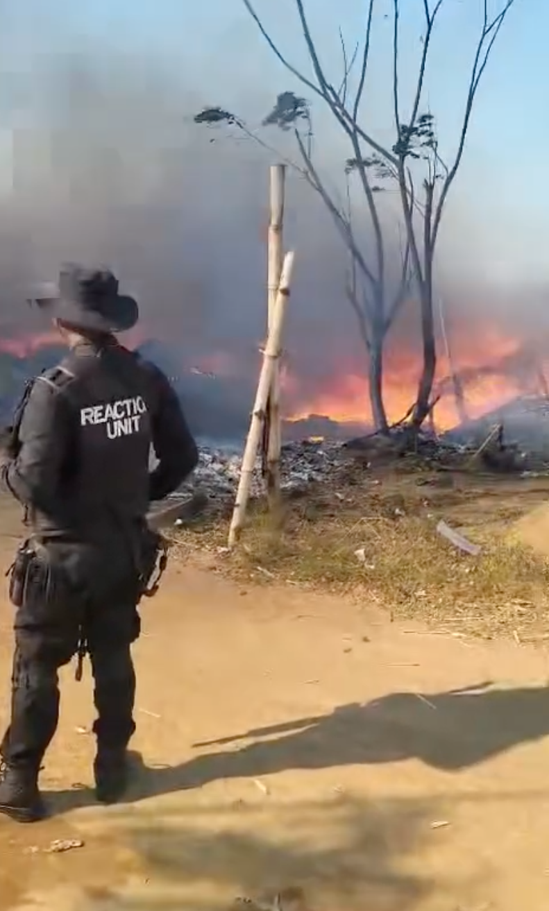 Fire ravages recycling business in Buffelsdraai