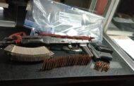 Suspect arrested in possession of two firearms including an AK47 rifle