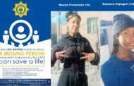 Delft FCS Unit seeks help from the public to locate two missing teens